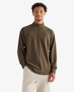 Active Grid Half Zip Stein