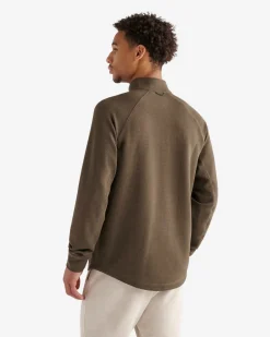 Active Grid Half Zip Stein
