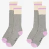 Adult Cotton Cabin Pop Sock 2 Pack