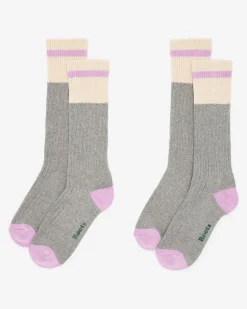 Adult Cotton Cabin Pop Sock 2 Pack