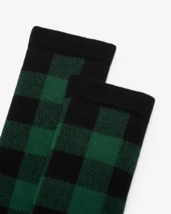 Adult Park Plaid Sock