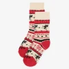 Adult Sayward Fair Isle Slipper Sock