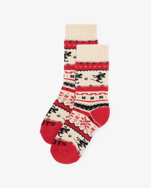Adult Sayward Fair Isle Slipper Sock