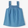 Baby Chambray Smocked Dress