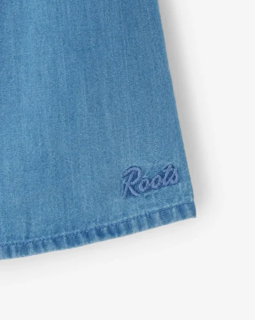 Baby Chambray Smocked Dress