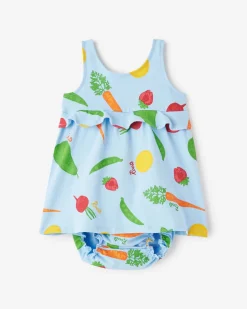 Baby Garden Print Babydoll Dress