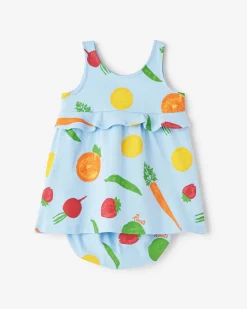 Baby Garden Print Babydoll Dress