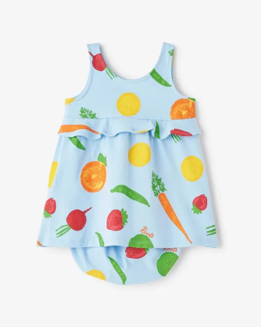 Baby Garden Print Babydoll Dress