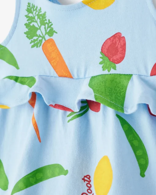 Baby Garden Print Babydoll Dress