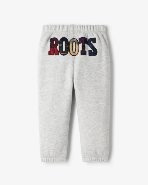 Baby Plaid Applique Sweatpant
