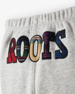 Baby Plaid Applique Sweatpant