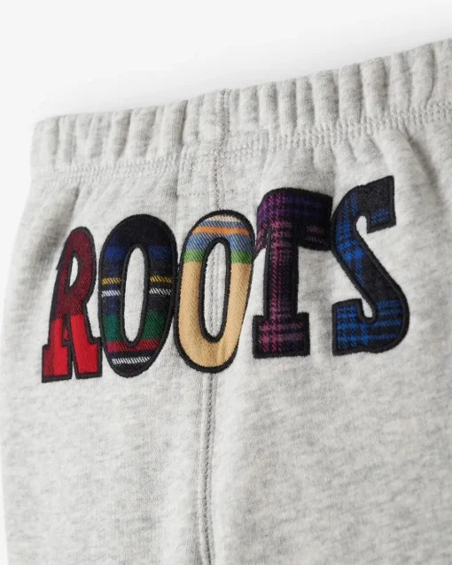 Baby Plaid Applique Sweatpant