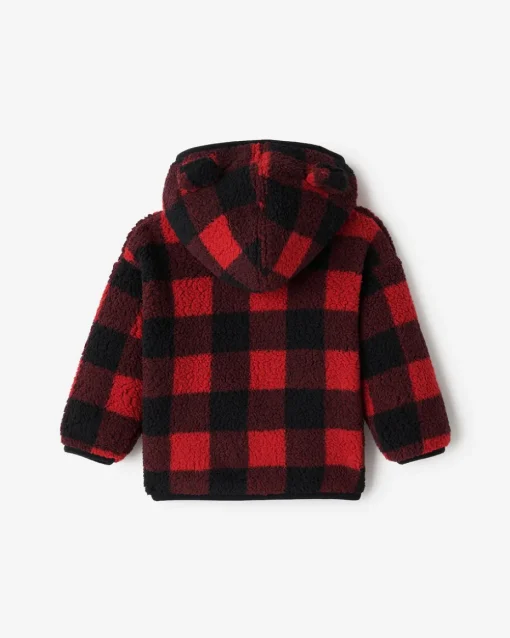 Baby Shearling Fleece Zip Hoodie