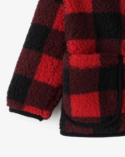 Baby Shearling Fleece Zip Hoodie