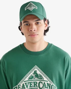 Beaver Canoe Baseball Cap