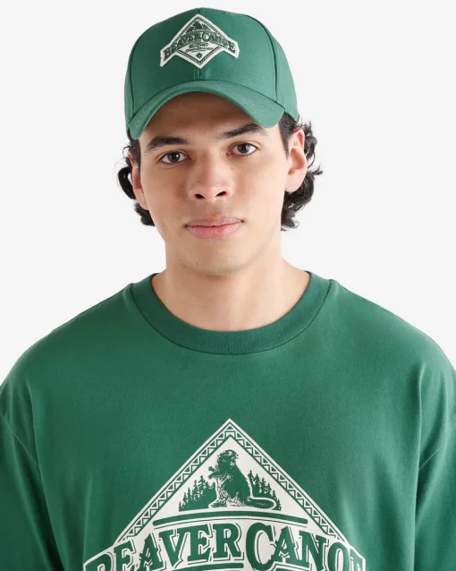 Beaver Canoe Baseball Cap