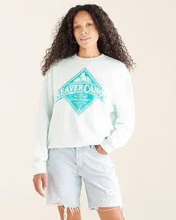 Beaver Canoe Relaxed Crew Sweatshirt