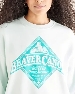 Beaver Canoe Relaxed Crew Sweatshirt