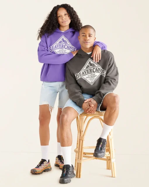 Beaver Canoe Relaxed Hoodie