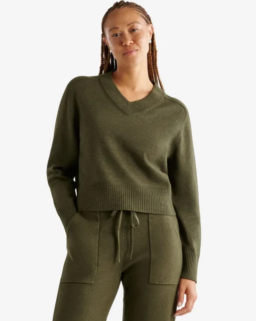 Bowen High V-Neck Sweater