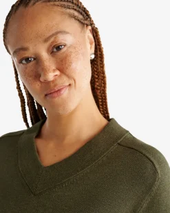 Bowen High V-Neck Sweater