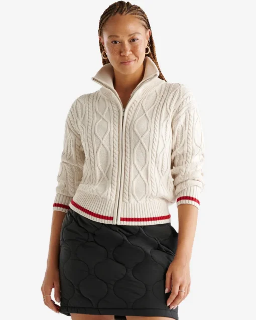 Cabin Full Zip Track Jacket Sweater
