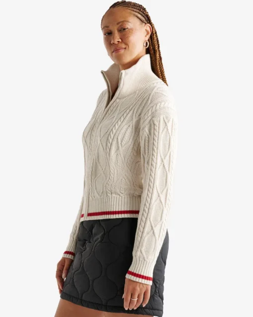 Cabin Full Zip Track Jacket Sweater