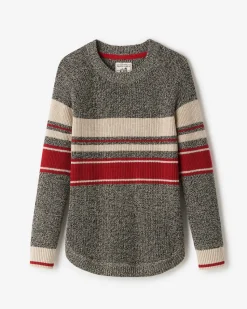 Cabin Stripe Shaker Crew Sweater