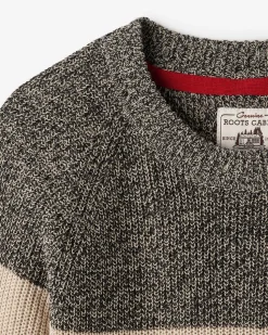 Cabin Stripe Shaker Crew Sweater