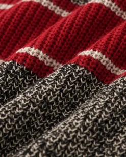 Cabin Stripe Shaker Crew Sweater