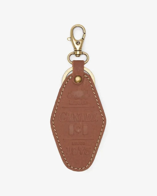 Canada Leather Keychain