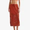 Canyon Crochet Midi Skirt
