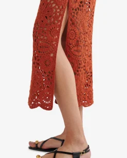Canyon Crochet Midi Skirt