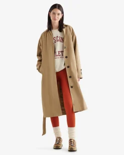 Ellison Waxed Cotton Trench