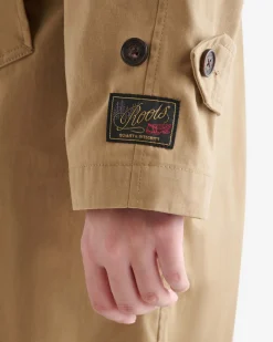 Ellison Waxed Cotton Trench