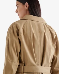 Ellison Waxed Cotton Trench