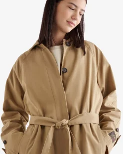 Ellison Waxed Cotton Trench