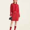 Falling Snow Mini Skirt