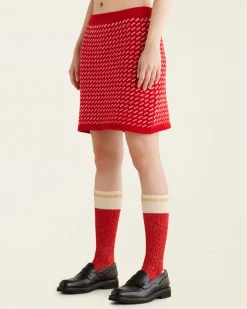 Falling Snow Mini Skirt