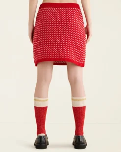 Falling Snow Mini Skirt