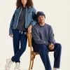 Falling Snow Oversized Crew