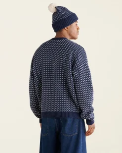 Falling Snow Oversized Crew