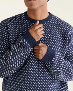 Falling Snow Oversized Crew