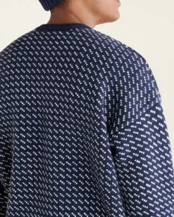 Falling Snow Oversized Crew