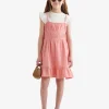 Girls Crinkle Tiered Dress