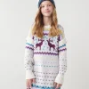Girls Fair Isle Sweater Dress