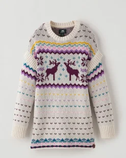 Girls Fair Isle Sweater Dress