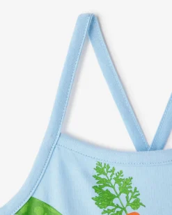 Girls Garden Print Dress