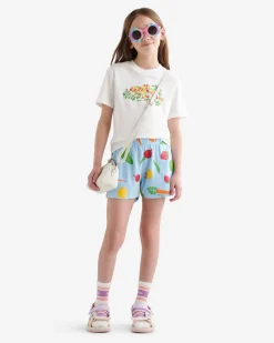 Girls Garden Print Short