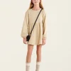 Girls Gold Sparkle Dress